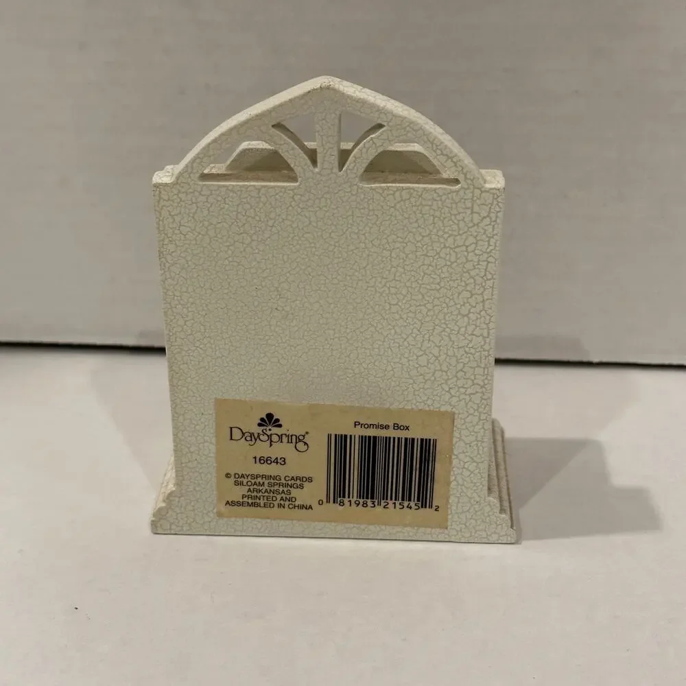 DaySpring Promise Box Ceramic Block Calendar 16643 Scripture Bible Verse